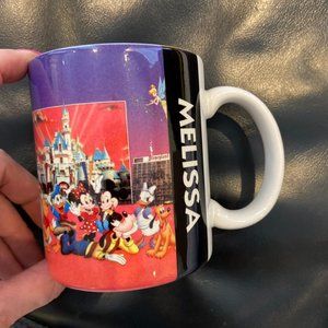Disneyland Mug/Coffee Cup Personalized MELISSA Collectible Souvenir
